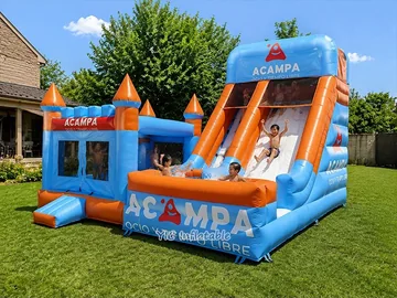 Inflatable Bouncer Slide Combo front view