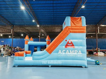 Inflatable Bouncer Slide Combo commercial attraction view