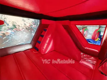 Iron Man Bounce House commercial attraction view