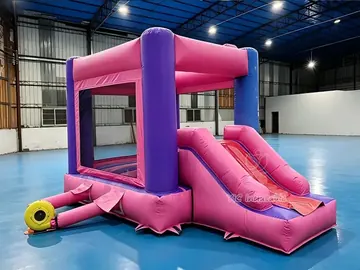 k-pop themed inflatable bounce-and-slide attraction detail view