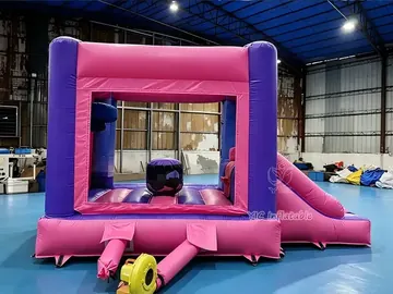 k-pop themed inflatable bounce-and-slide attraction detail view