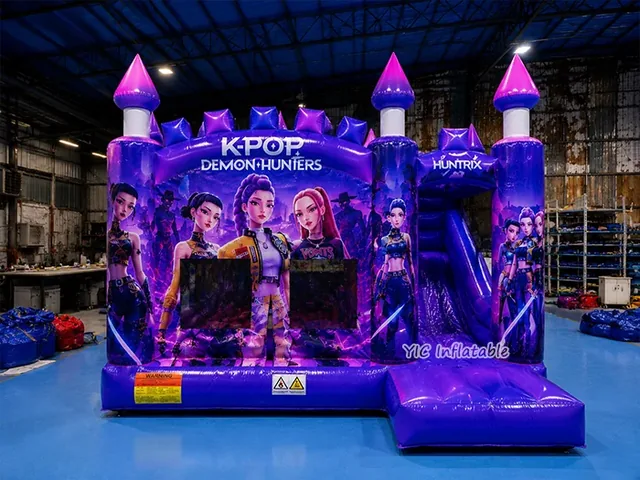 K-Pop Demon Hunters Bouncy House with Slide product image