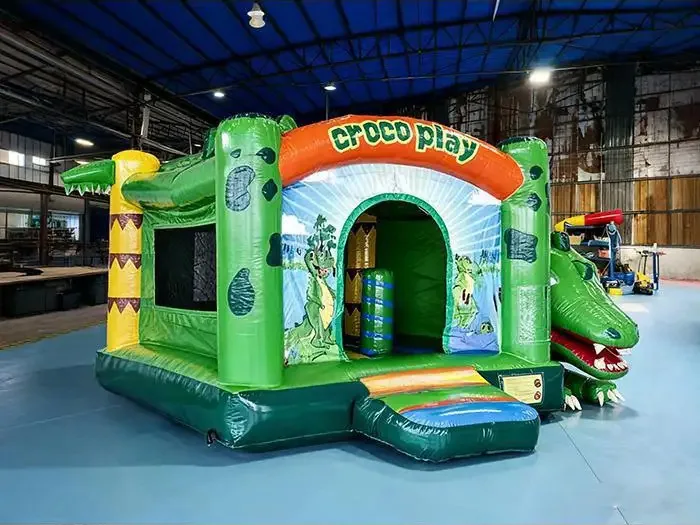 Crocodile Inflatable Bounce House play layout