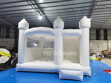 Luxury White Bounce House play layout