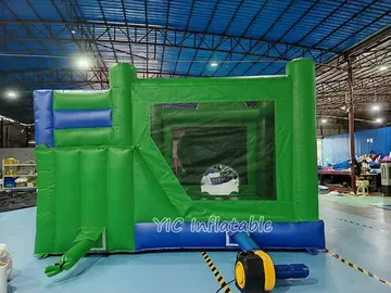 Commercial Super Mario Bounce House detail view
