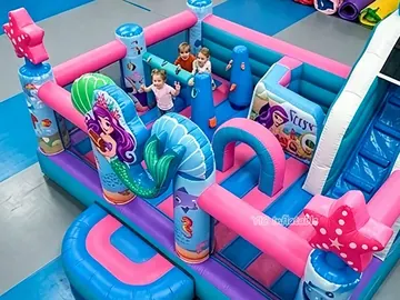 Mermaid Inflatable Bounce House with Pool product image