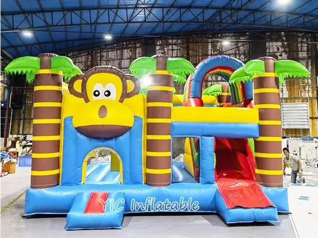 Jungle Monkey Inflatable Castle product image