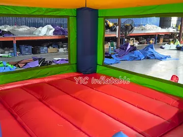 Castle Slide Combo Bounce House for Rental commercial attraction view