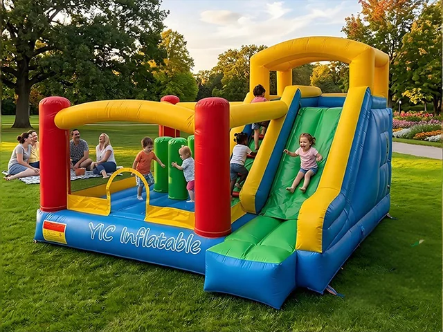 Outdoor Obstacle Slide Bouncy Castle product image