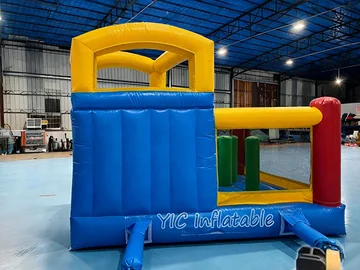 Bounce House with Slide and Obstacle Course Outdoor detail view