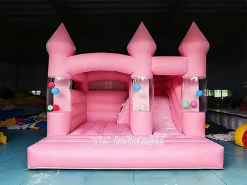 custom inflatable bounce-and-slide attraction detail view