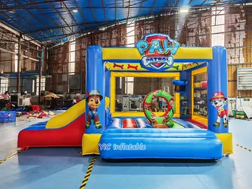 Paw Patrol Inflatable Playground front view