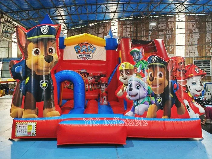 Paw Patrol Bounce House Combo play layout