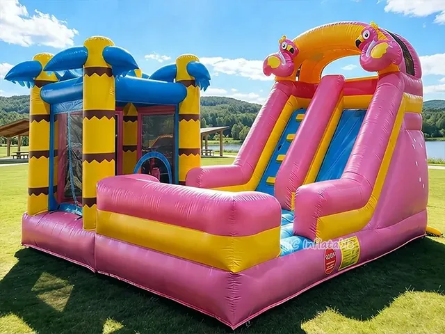 Flamingo Pool Inflatable Castle product image