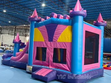 Commercial Princess Bouncy Castle detail view