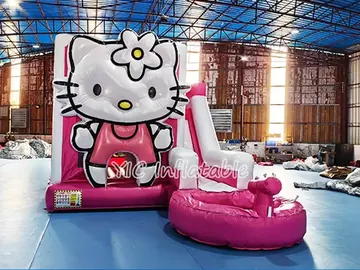 Hello Kitty Bounce House with Slide and Pool product image