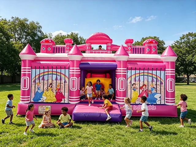 Pink Princess Castle Slide Combo product image