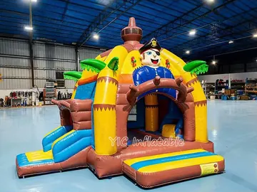 Inflatable Pirate Castle with Slide product image