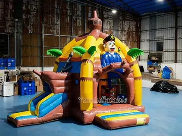 Inflatable Pirate Castle with Slide product image