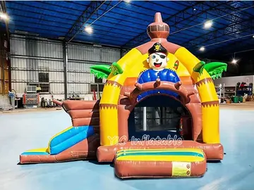 Inflatable Pirate Castle with Slide product image