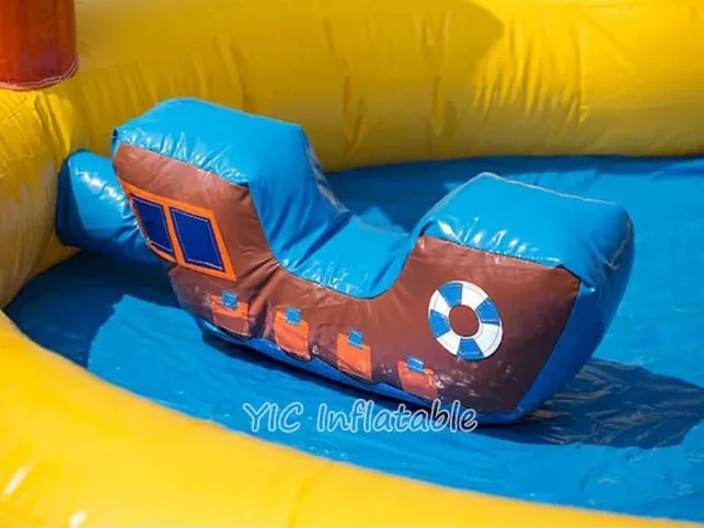 Pirate Bounce House Combo commercial attraction view