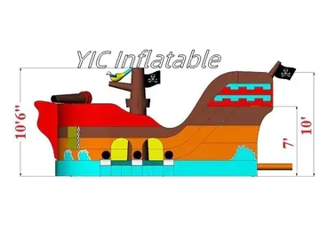 Pirate Ship Bouncing Castle with Slide product image