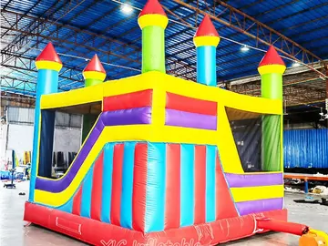 Primary Color Bounce House side view