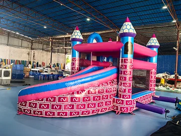 Princess Themed Bouncy Castle play layout