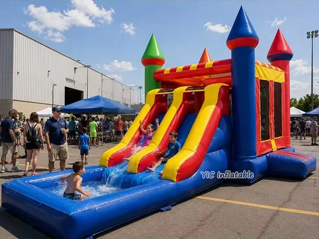 Bounce House Waterslide Combo product image