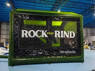 custom inflatable bounce-and-slide attraction detail view