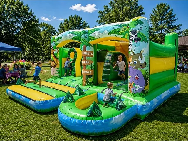 Safari Jungle Inflatable Castle product image