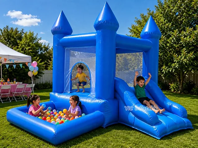 Compact Inflatable Playhouse with Ball Pit product image