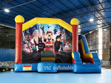 Outer Space Themed Bounce House play layout