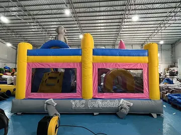 Inflatable Rocket Bouncer play layout