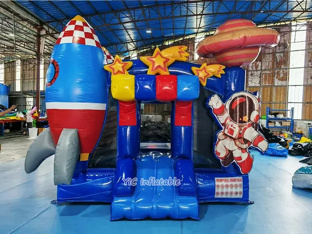 Spaceship Theme Bouncy Castle product image