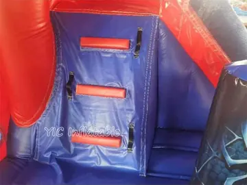 custom inflatable bounce-and-slide attraction detail view