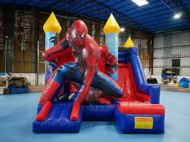 Spiderman 3D Side Slide Bounce House product image