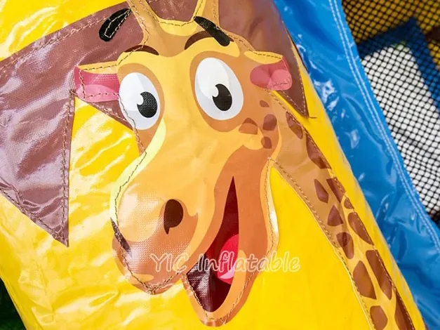 Jungle Slide Bounce House commercial attraction view