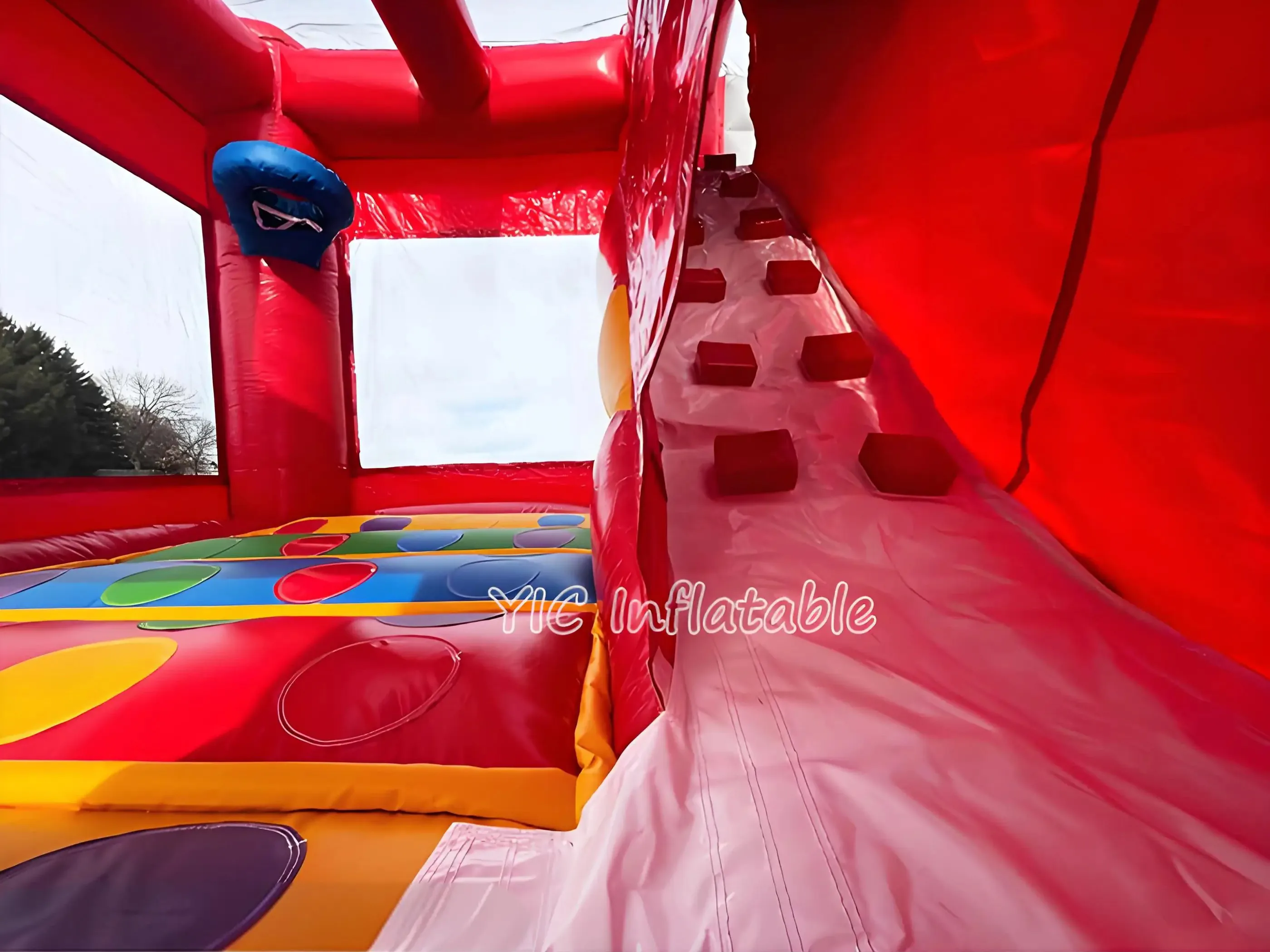 Fire Station Bounce House for Sale commercial attraction view
