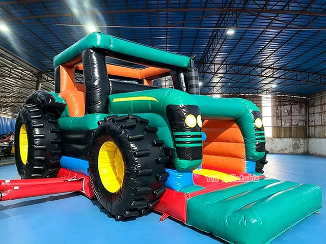 Tractor Bounce House with Slide product image