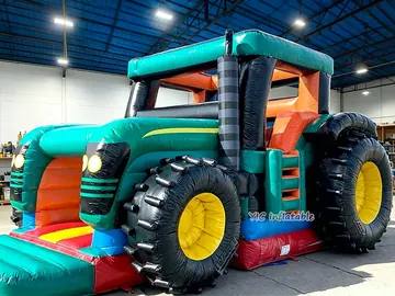 custom inflatable bounce-and-slide attraction detail view