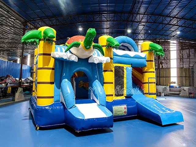 Tropical Bounce House Slide Combo product image