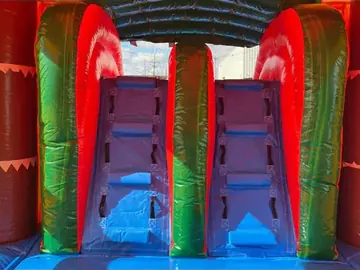 Tropical Palm Tree Bounce House detail view