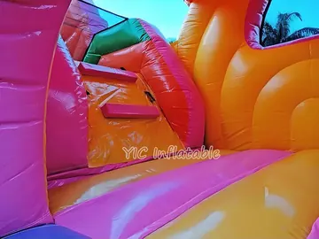 Princess Carriage Bounce House commercial attraction view