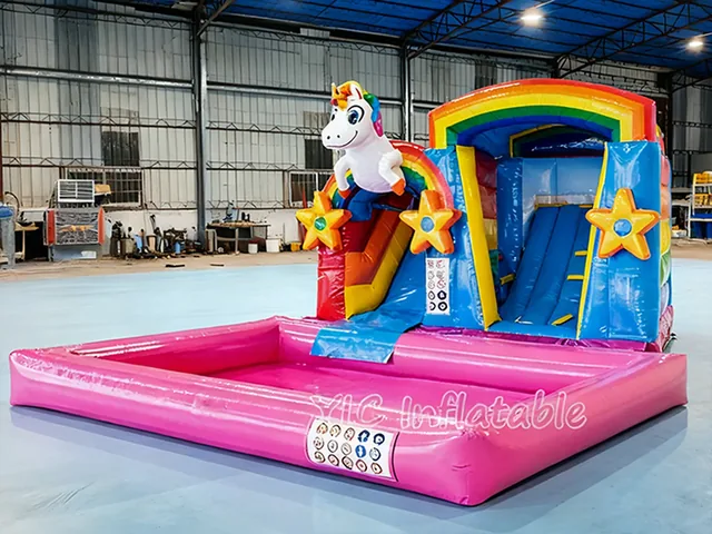 Unicorn Wet-Dry Inflatable Castle product image