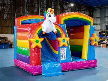 Unicorn Water Slide Pool Combo play layout