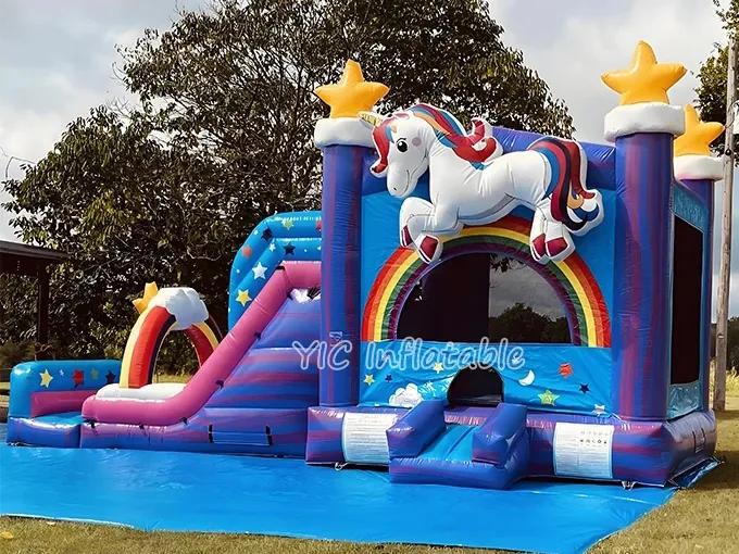 Unicorn Inflatable Slide Castle product image