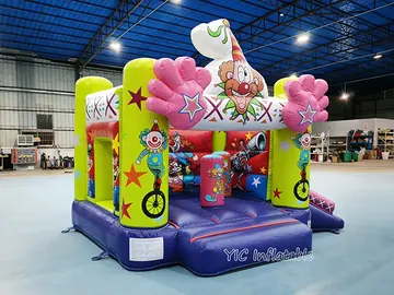 Clown Slide and Hoop Bouncer play layout