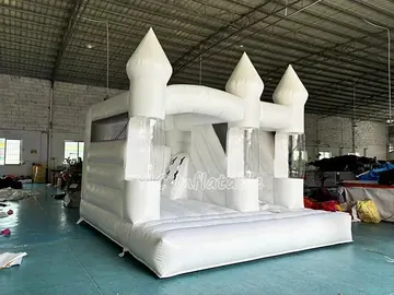 White Castle Bounce House with Balloons play layout