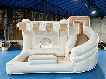 custom inflatable bounce-and-slide attraction detail view
